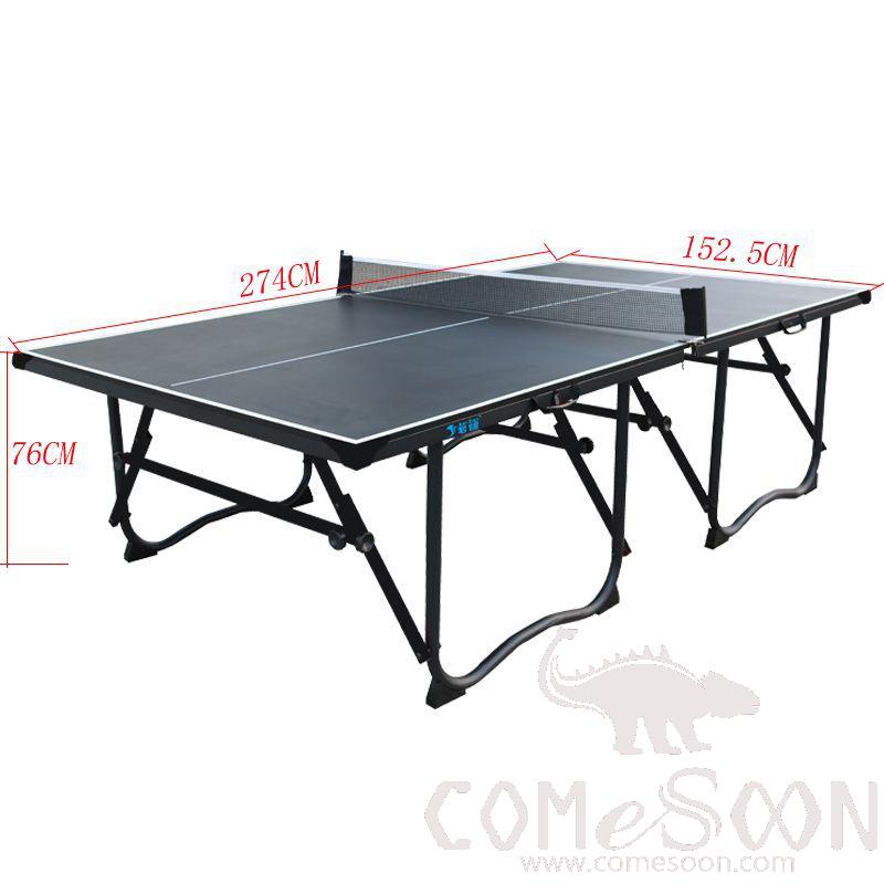 Collapsible Table Tennis Table, Chipboard, 274*152.5*76cm, Only for Indoor Use