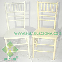 Home Furniture General Use and Living Room Furniture Type White Wood Chiavari Tiffany Chair