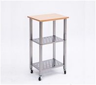 Nt5350 Wooden Board Mobile Preparation Table
