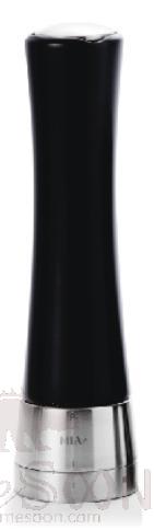 08 Series 9"pepper and Salt Mill Bright Black
