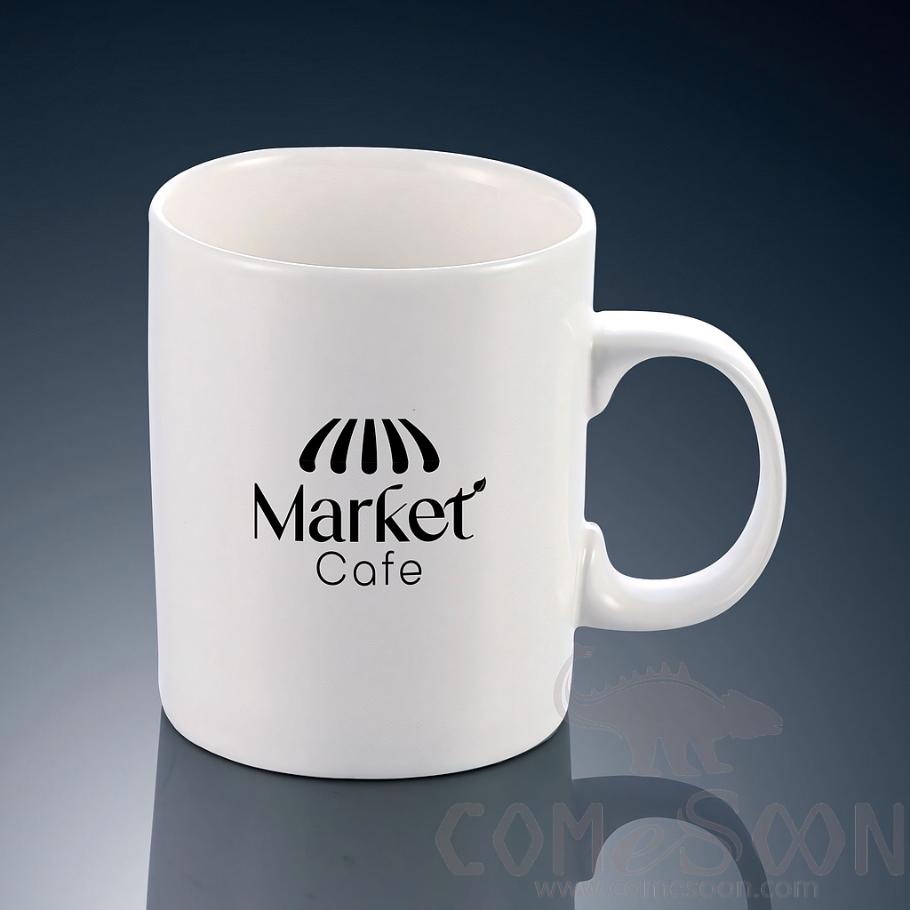 300ML Classical Guessroom Mug W/single Color Logo