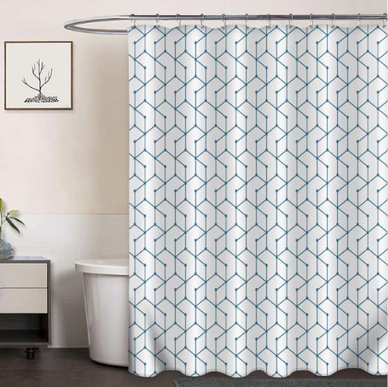 Weaving Printed Curtains
3dsquareb Blue