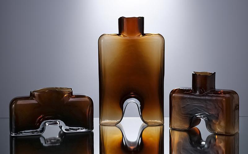 Glass Decorations/glass Vase 18.5*7*15.5cm