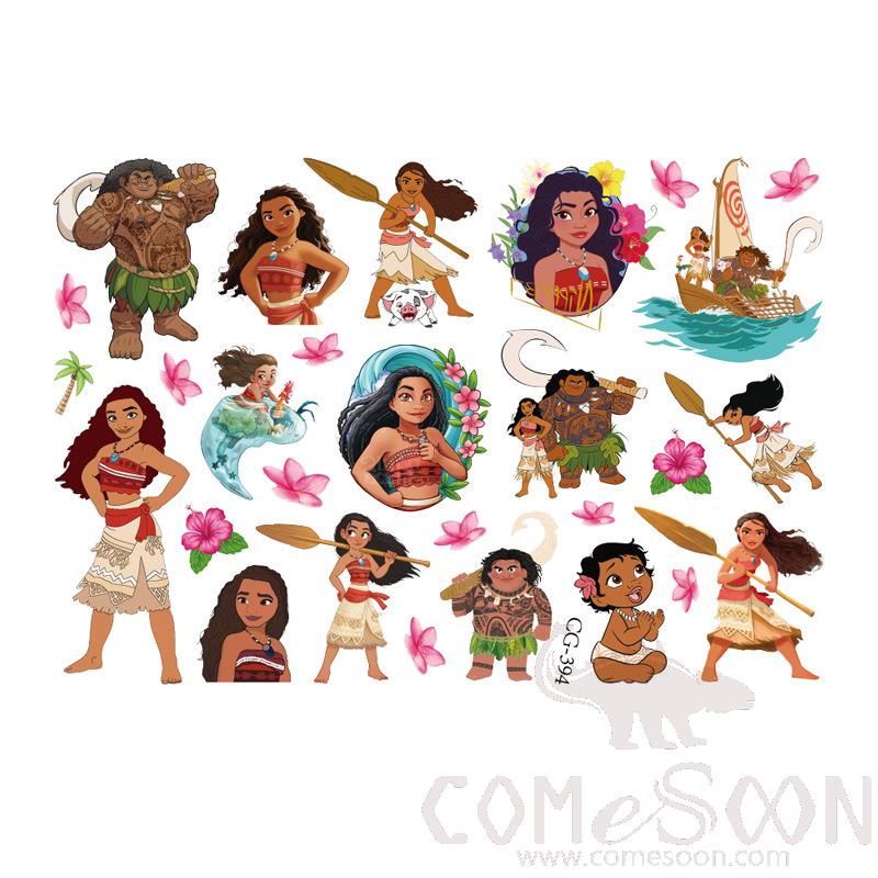 Cartoon Tattoo Sticker Set