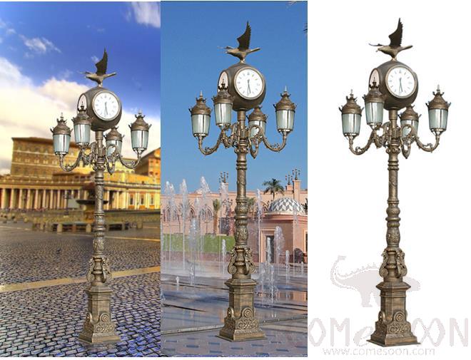 Pillar Lights, H350 cm