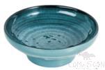 6.2" Concave and Convex Dot Wide Rim Time Bowl, Dark Green, Mf, Φ158*55mm