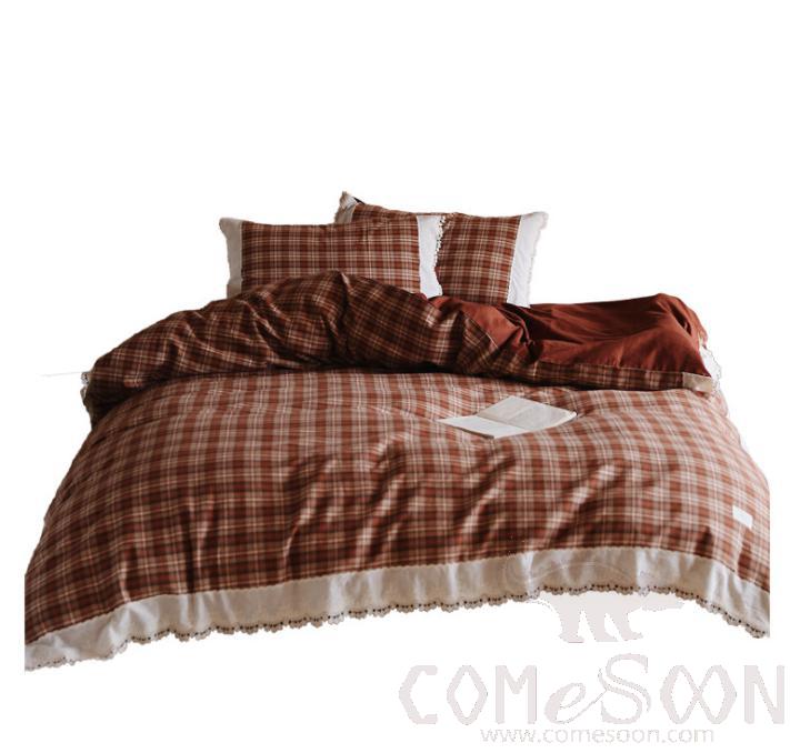 Bed Linens, Cotton, 4 Piece Set(for W150&180 cm Bed)