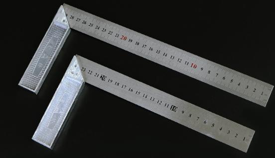 Square Ruler 500mm, Aluminum Alloy
Measurement