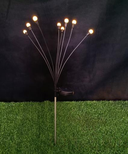 8 Head Solar Firefly
Insect Ground Light, PVC, 1.5cm*H70cm