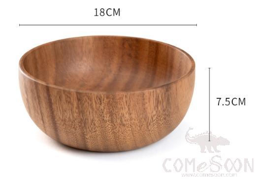 Wooden Bowl Φ18*H7.5cm