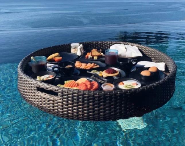 Crown Round Floating Tray 80*80*H15cm
