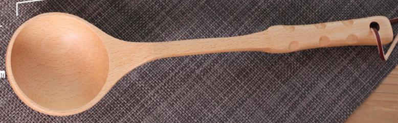Wooden Soup Spoon 34cm