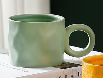 Ceramics Coffee Mug 400ML Green