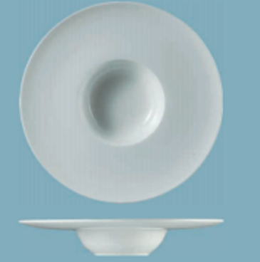Bonechina Poya Series Wide Edge Pasta Plate 12"