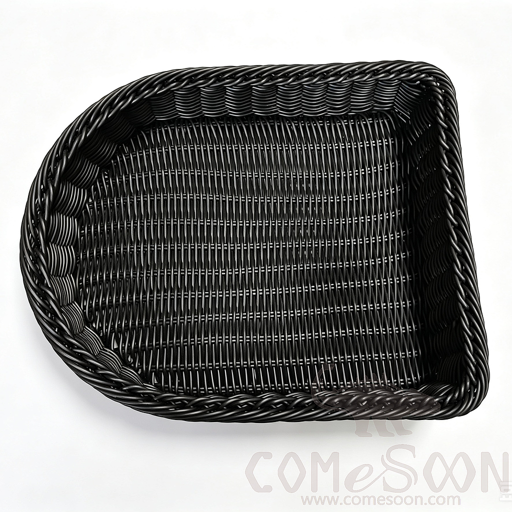 Shoe Basket, Imitation Rattan, L36*W30*H8cm