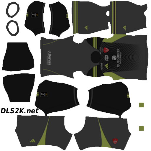 Uniforme de Portero Visitante de Stade Brestois