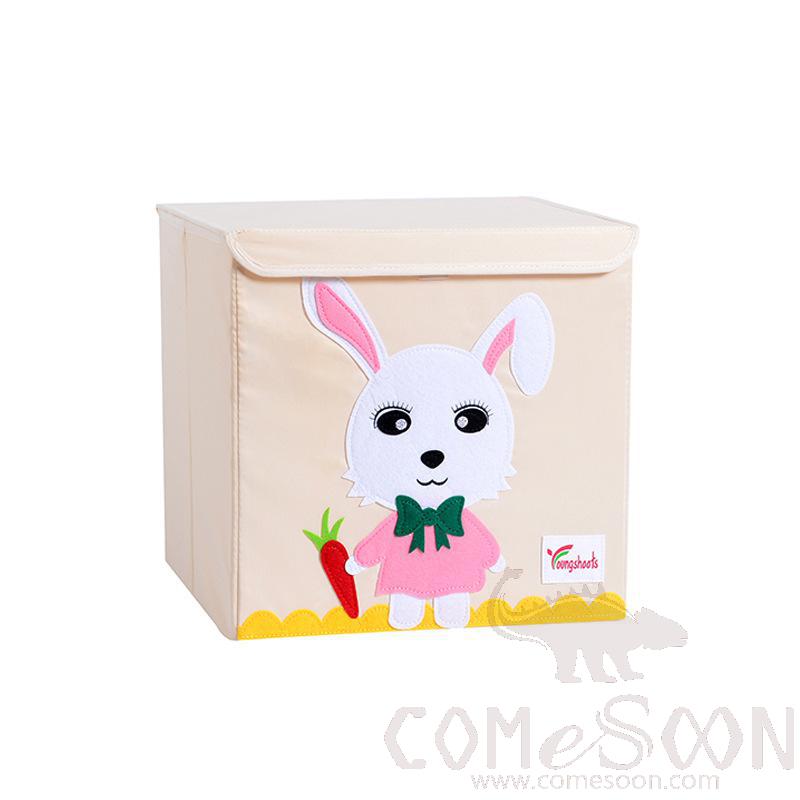 Linen Storage Basket-33*33*33cm, Waterproof Coating Canvas Linen+ Mdf Insert