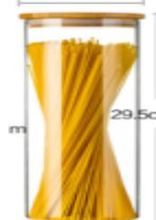 Scybe Series-Jar, 2.3L W/ Bamboo Lid product image