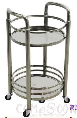 Round Service Cart, Ss201. 40*78cm