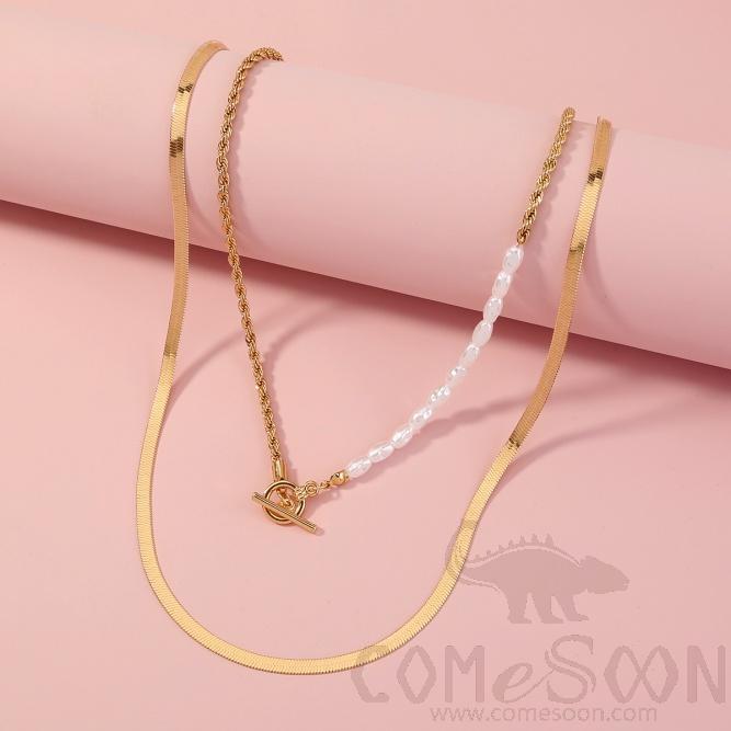 Necklace / Jewelry Nz1011  (Rose Gold)