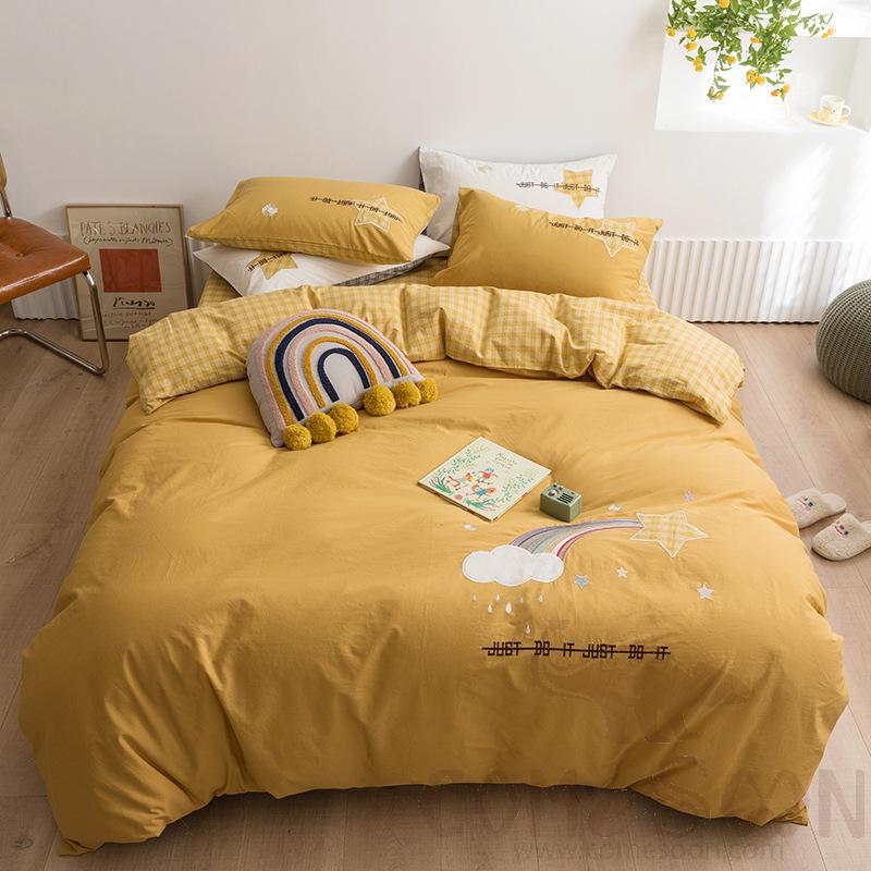 Bed Linens, Cotton, 4 Piece Set(for W150&180 cm Bed)