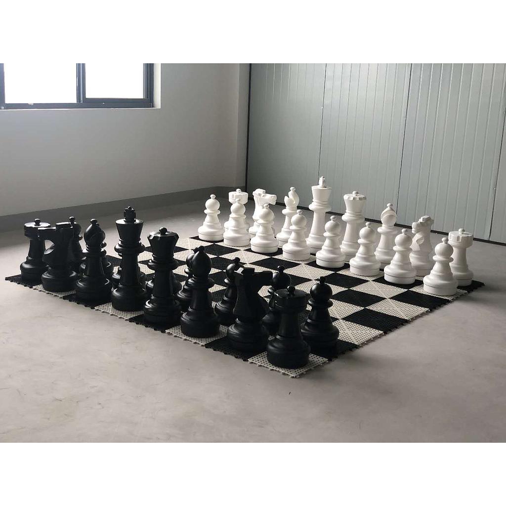 Outdoor Giant Chess Set, Plastic