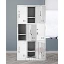 9-Door Locker, 1mm Cold Rolled Steel, H180*W90*39cm