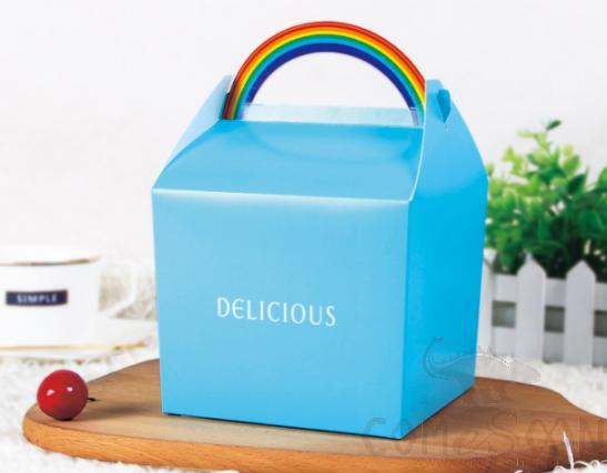 Portable Cake Box
Rainbow, 12.5*12.5*11cm