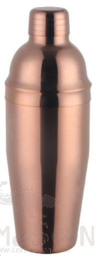 Cocktail Shaker, Rose Gold, 750ML