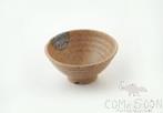 4.5" Internal and External Grained Frosted Bowl, Wheat Color Spray Spots, Mf, 115.2*52.8mm product image