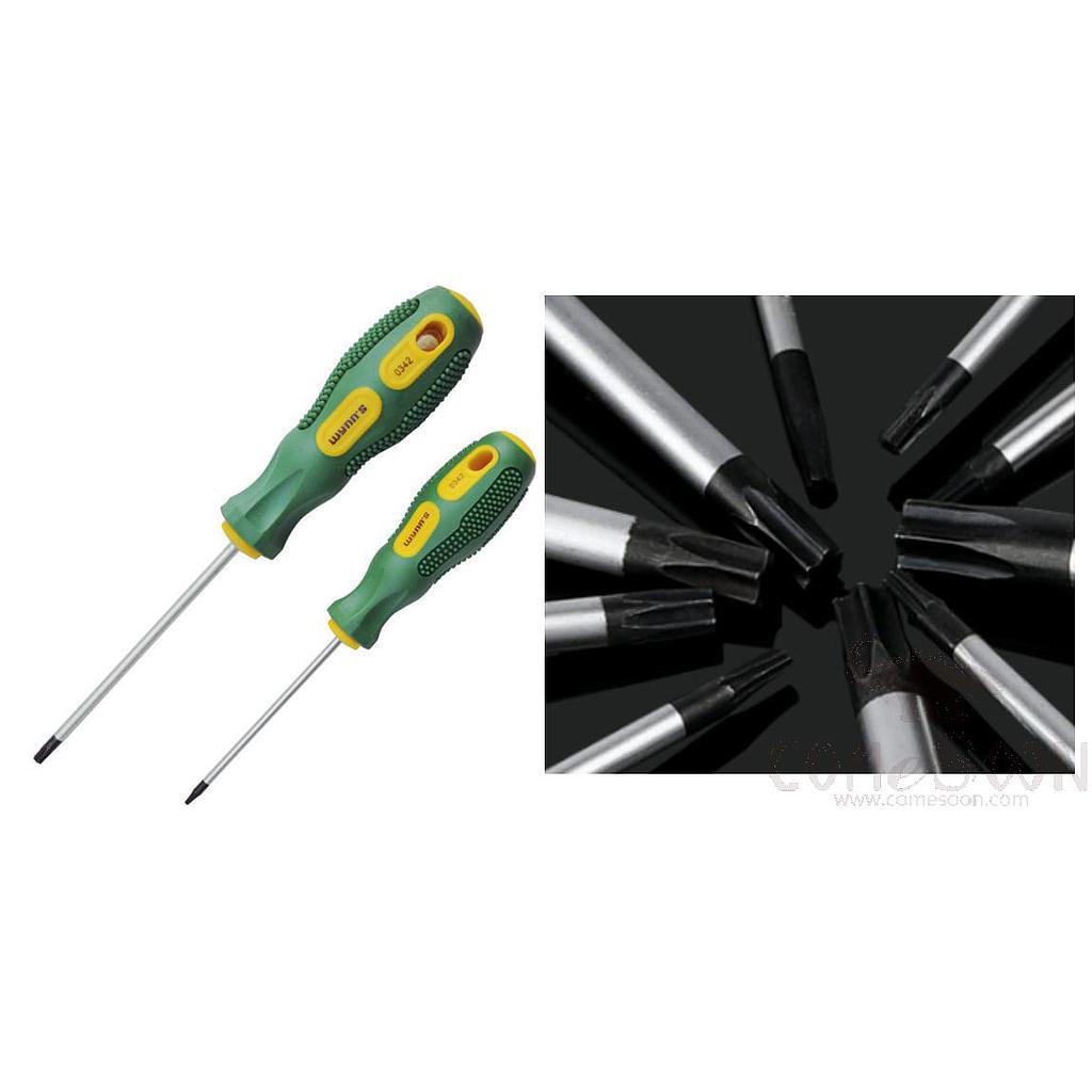 Torx Screwdriver T25, Chrome Vanadium Steel+ Plastic Handle