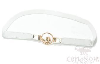 Belt-Elastic Cloth, Imitation Leather, Metal Buckle