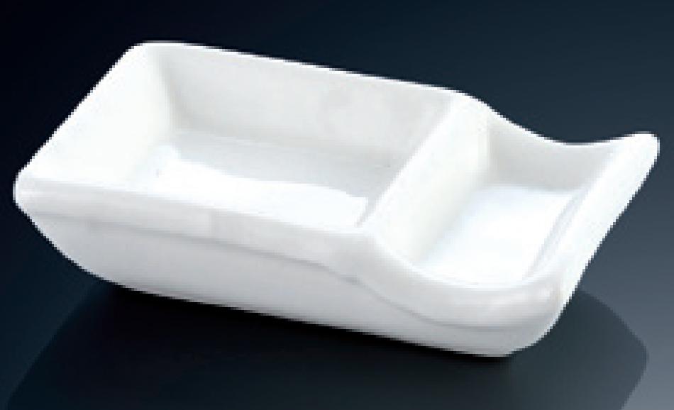Yy Series- Japanese Sauce Dish with Chopstick Holder 2 Used