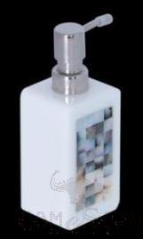 W4-White, Bright Black Shell Double-Sided High Latex Bottle, Resin+ Shell, 66*58*117/172 mm product image