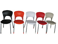Steel Plastic Chair, Dining Table and Chair