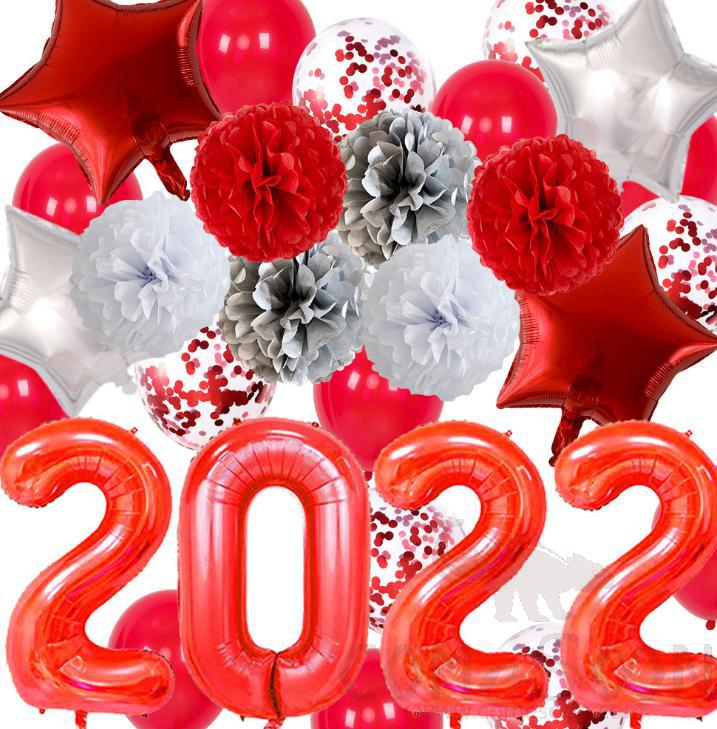 Red  Ny Balloon Set