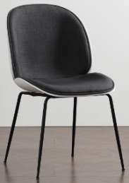 Chair, PP Flexible Packaging Seat Board+ Sprayed Iron Legs
, L56*W47*H82* Sh45 cm product image