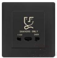 3-hole shaving socket