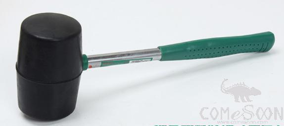 Steel Handle Rubber Hammer 750G, Rubber+ Steel Handle