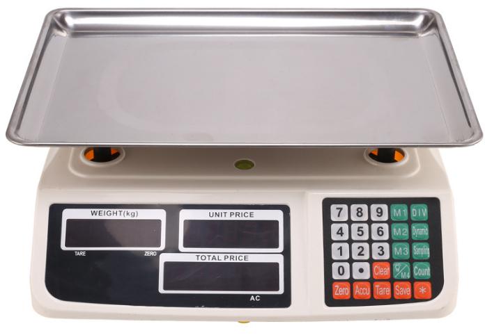 Table Scales 30KG, 40KG 
Length 35 * Width 12 * Height 32 cm