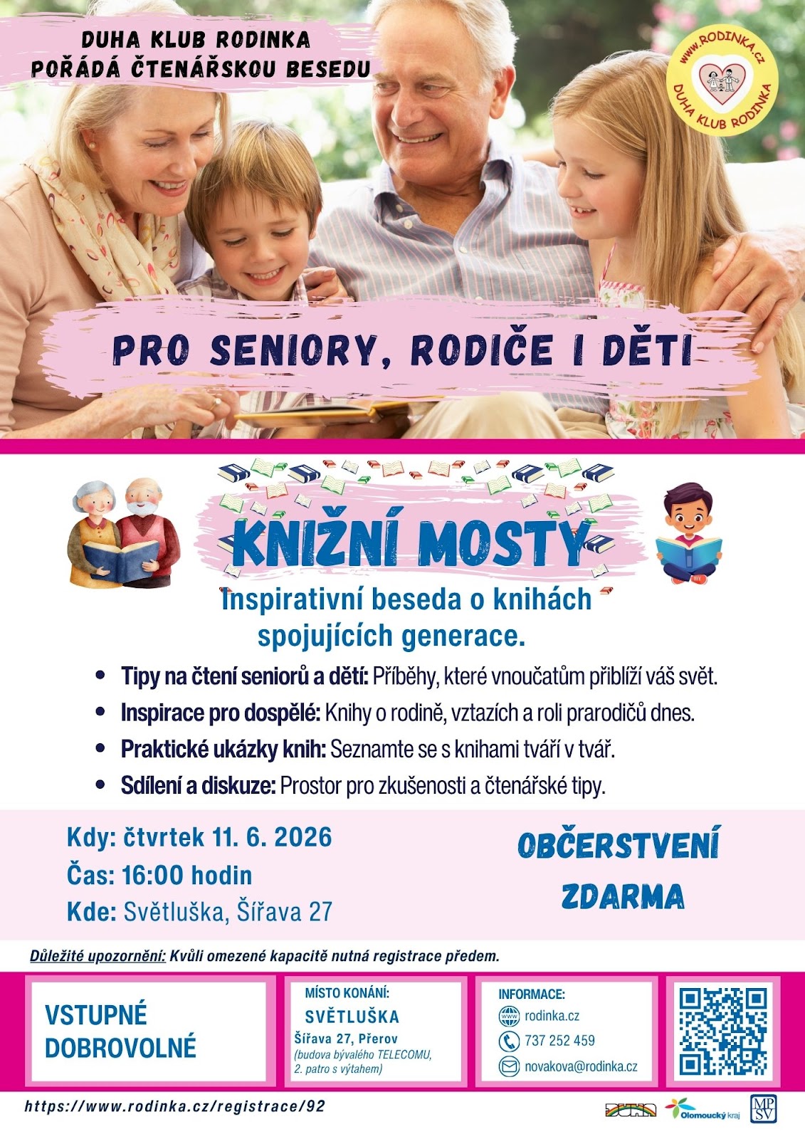 Leták Knižní mosty