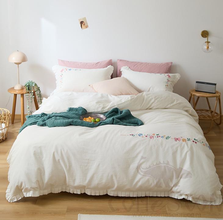 Bed Linens, Cotton, 4 Piece Set(for W150&180 cm Bed)