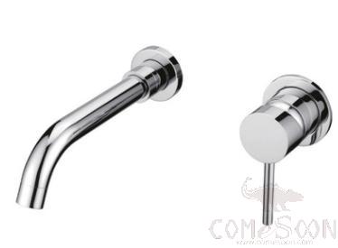 Mounted wall faucet-orange-brass