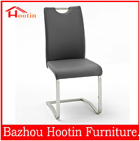 Hot Sale Modern Leather and Chrome Low Price Dining Chair