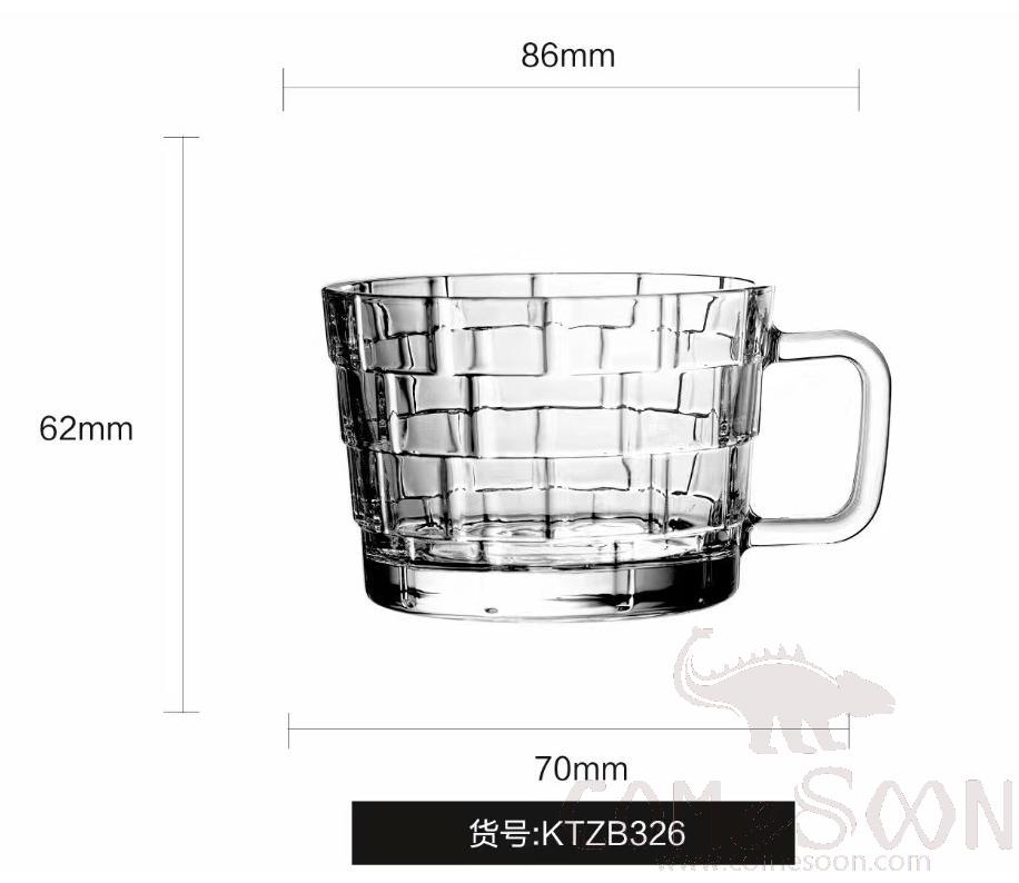 203ML Great Wall Coffee Glass product image