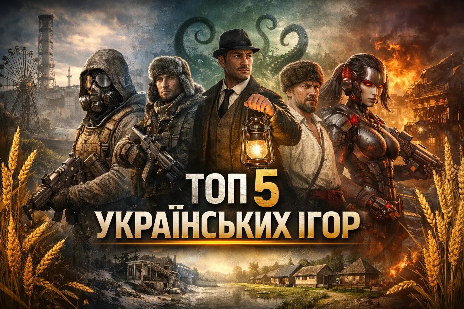 ТОП-5 українських ігор у 2026 році: Від Зони до дизельпанку