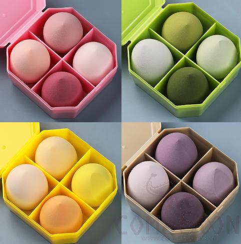 Beauty Beauty Blender Colour Box Set, Non-Latex, Pale Pink