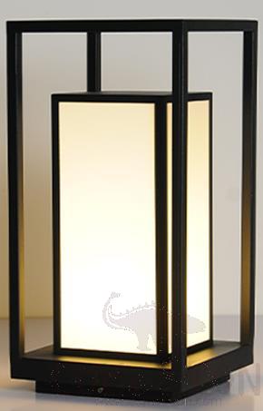15w Square H500 Utility Led Lawn Light, L25*W25*H50 cm