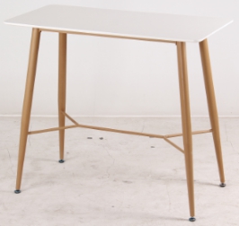 Table, Mdf Painted Table Top+ Heat Transfer Iron Legs
, 120*60* 105 cm