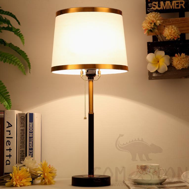 Table Lamp-D24*H50cm-Button Switch
